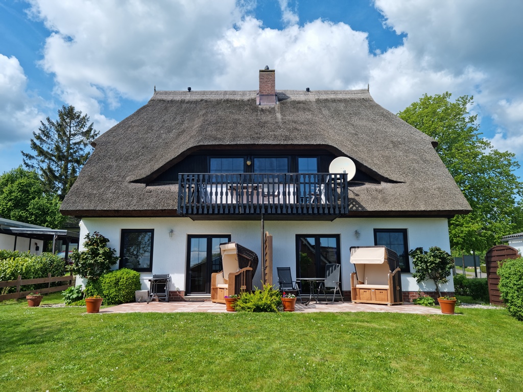 Blick auf die Rückseite des Hauses Möwe.